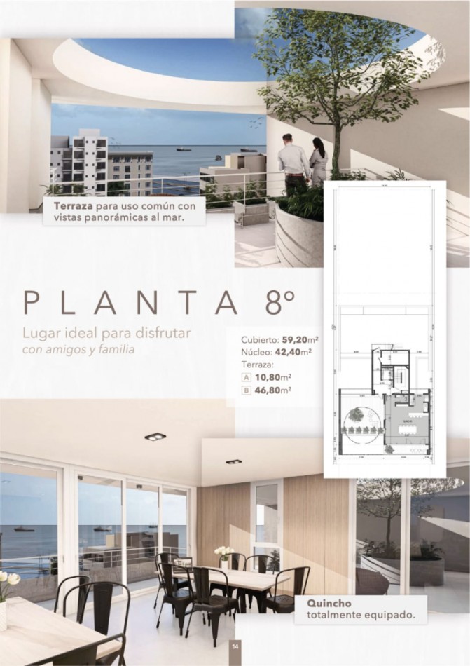 DEPARTAMENTO EN POZO  BONJO 11 2 AMB  CONTRAFRENTE COCHERA  PERLA NORTE MARZO 2027