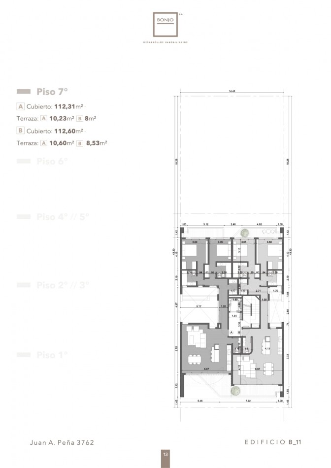 DEPARTAMENTO EN POZO  BONJO 11 2 AMB  CONTRAFRENTE COCHERA  PERLA NORTE MARZO 2027