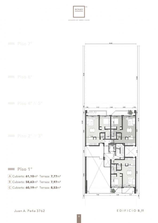 DEPARTAMENTO EN POZO  BONJO 11 2 AMB  CONTRAFRENTE COCHERA  PERLA NORTE MARZO 2027