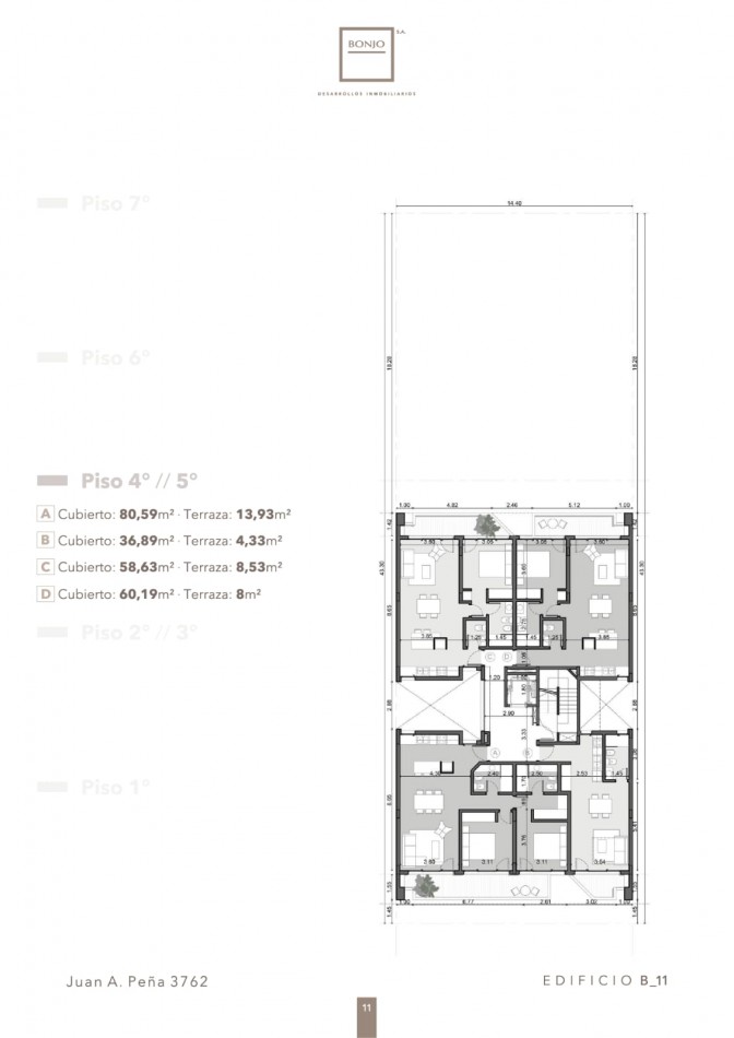DEPARTAMENTO EN POZO  BONJO 11 2 AMB  CONTRAFRENTE COCHERA  PERLA NORTE MARZO 2027