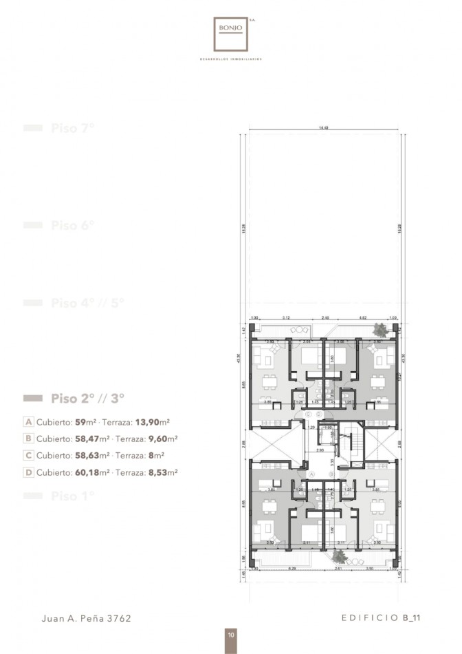 DEPARTAMENTO EN POZO  BONJO 11 2 AMB  CONTRAFRENTE COCHERA  PERLA NORTE MARZO 2027