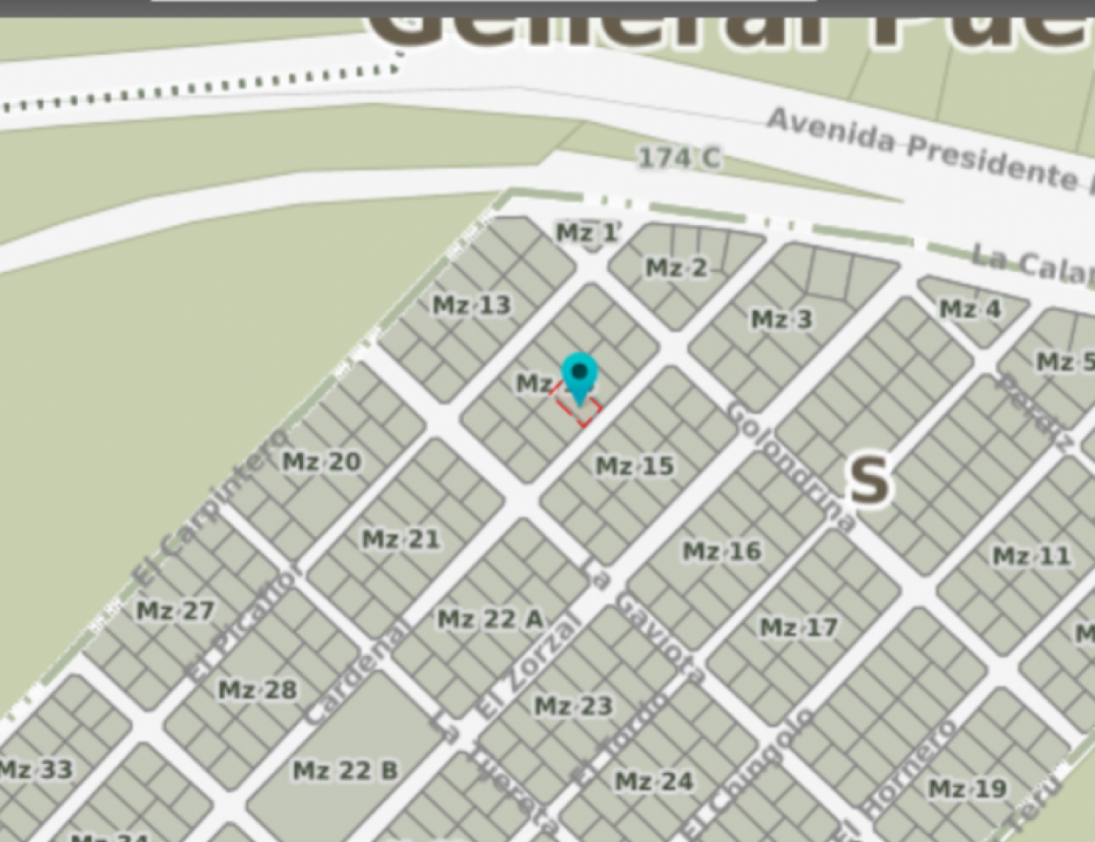 LOTE 740M2  BARRIO COLINALEGRE RUTA 88 KM 9 Y MEDIO 