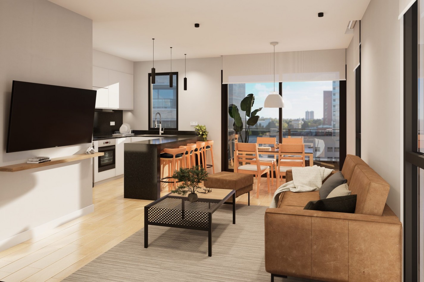 DEPARTAMENTO EN POZO 2DO PISO AL FRENTE  3 AMBIENTES PALMA VII ZONA ALEM CON COCHERA MAYO 2028