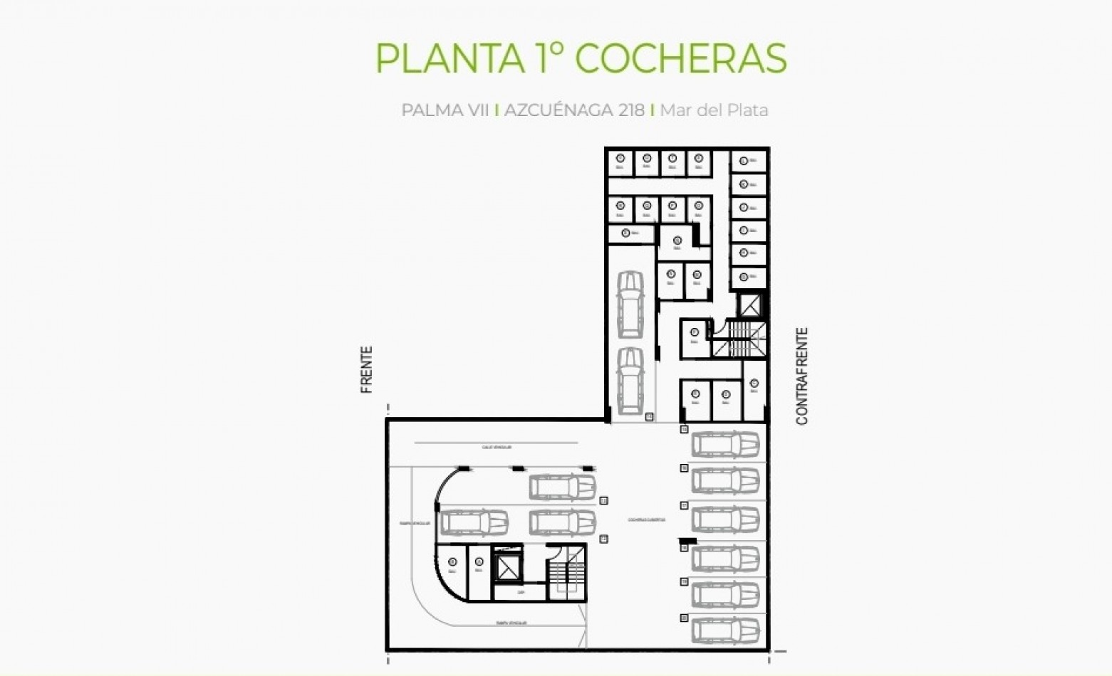 DEPARTAMENTO EN POZO 2DO PISO AL FRENTE  3 AMBIENTES PALMA VII ZONA ALEM CON COCHERA MAYO 2028