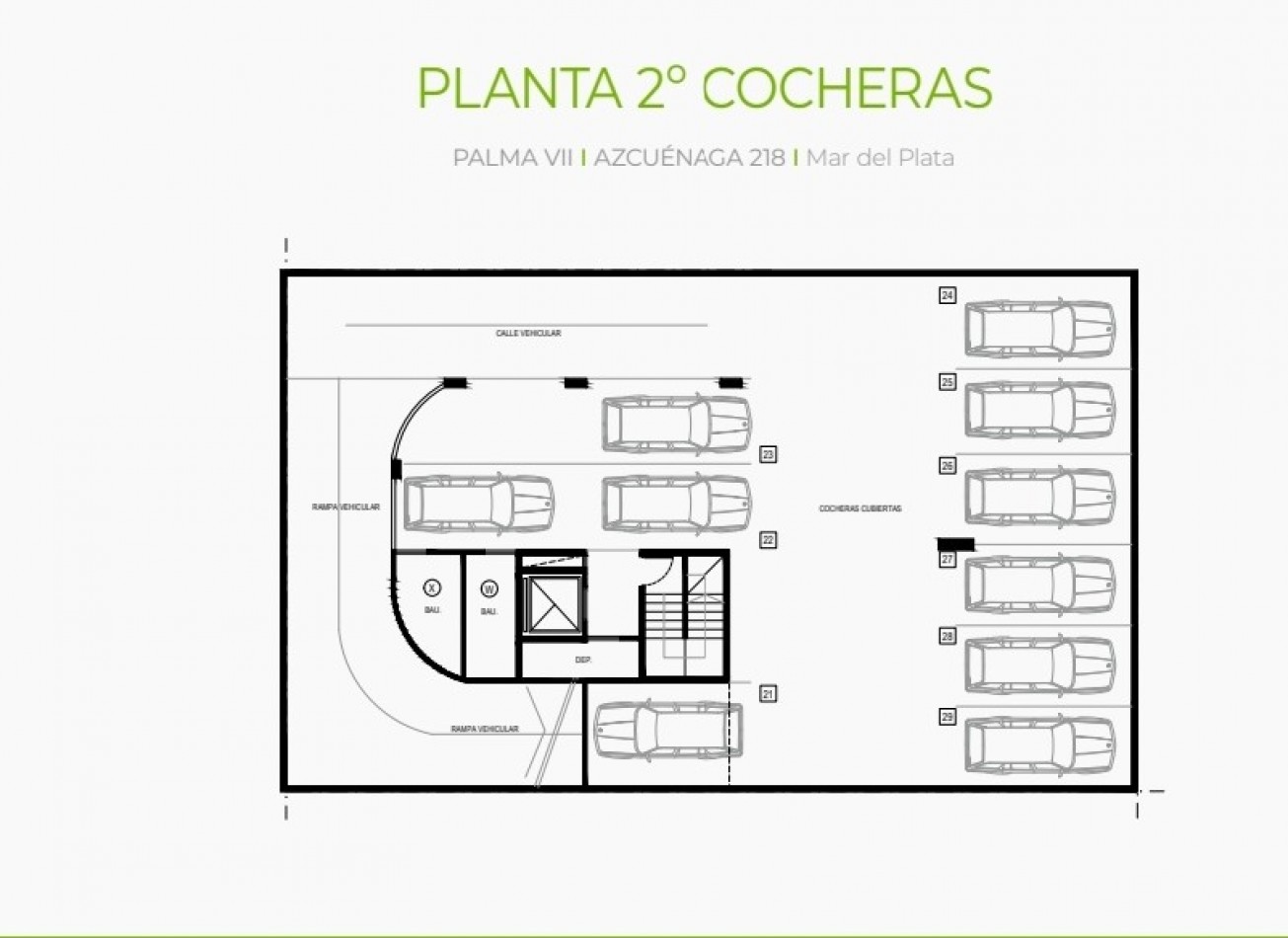 DEPARTAMENTO EN POZO 2DO PISO AL FRENTE  3 AMBIENTES PALMA VII ZONA ALEM CON COCHERA MAYO 2028