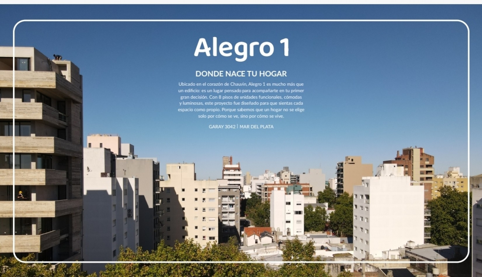  DEPARTAMENTO EN POZO 2 AMBIENTES ALEGRO I AL FRENTE PISO 6 CHAUVIN COCHERA MAYO 2028