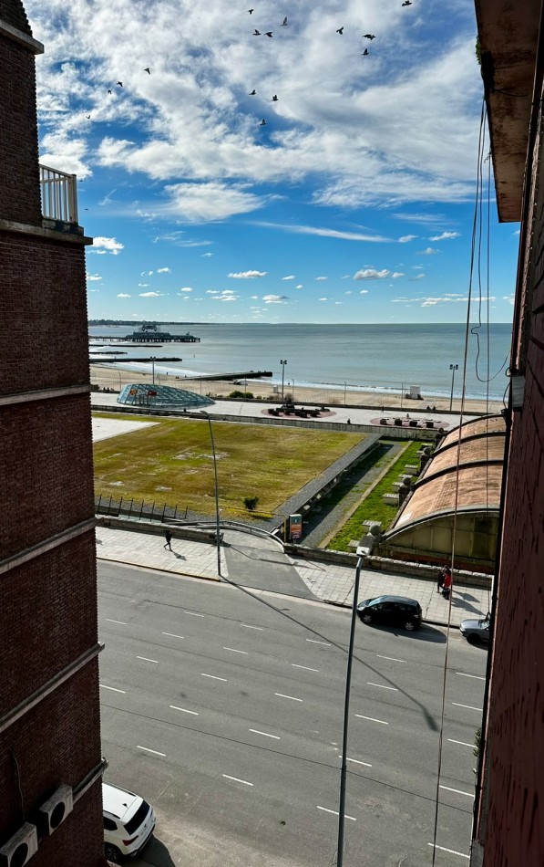 DEPARTAMENTO 1 AMBIENTE LATERAL BALCON FRANCES VISTA AL MAR RECICLADO ZONA LAS TOSCAS