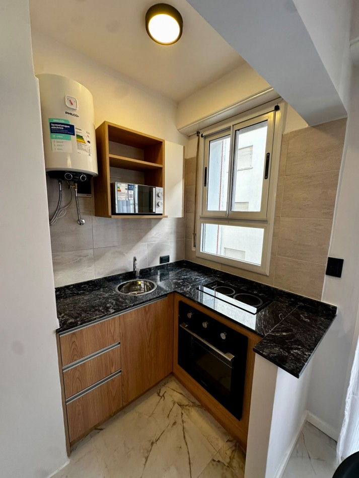 DEPARTAMENTO 1 AMBIENTE LATERAL BALCON FRANCES VISTA AL MAR RECICLADO ZONA LAS TOSCAS