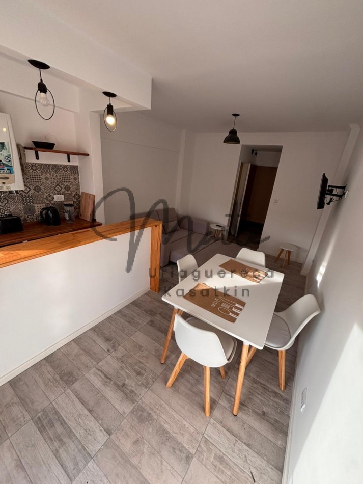 ALQUILER 24 M MONOAMBIENTE AMOBLADO Y EQUIPADO ZONA ALDREY 