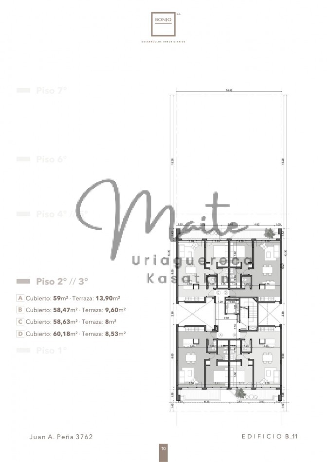 DEPARTAMENTO EN POZO  BONJO 11 2 AMB  CONTRAFRENTE COCHERA  PERLA NORTE MARZO 2027