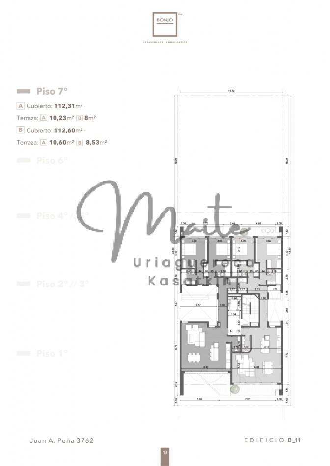 DEPARTAMENTO EN POZO  BONJO 11 2 AMB  CONTRAFRENTE COCHERA  PERLA NORTE MARZO 2027
