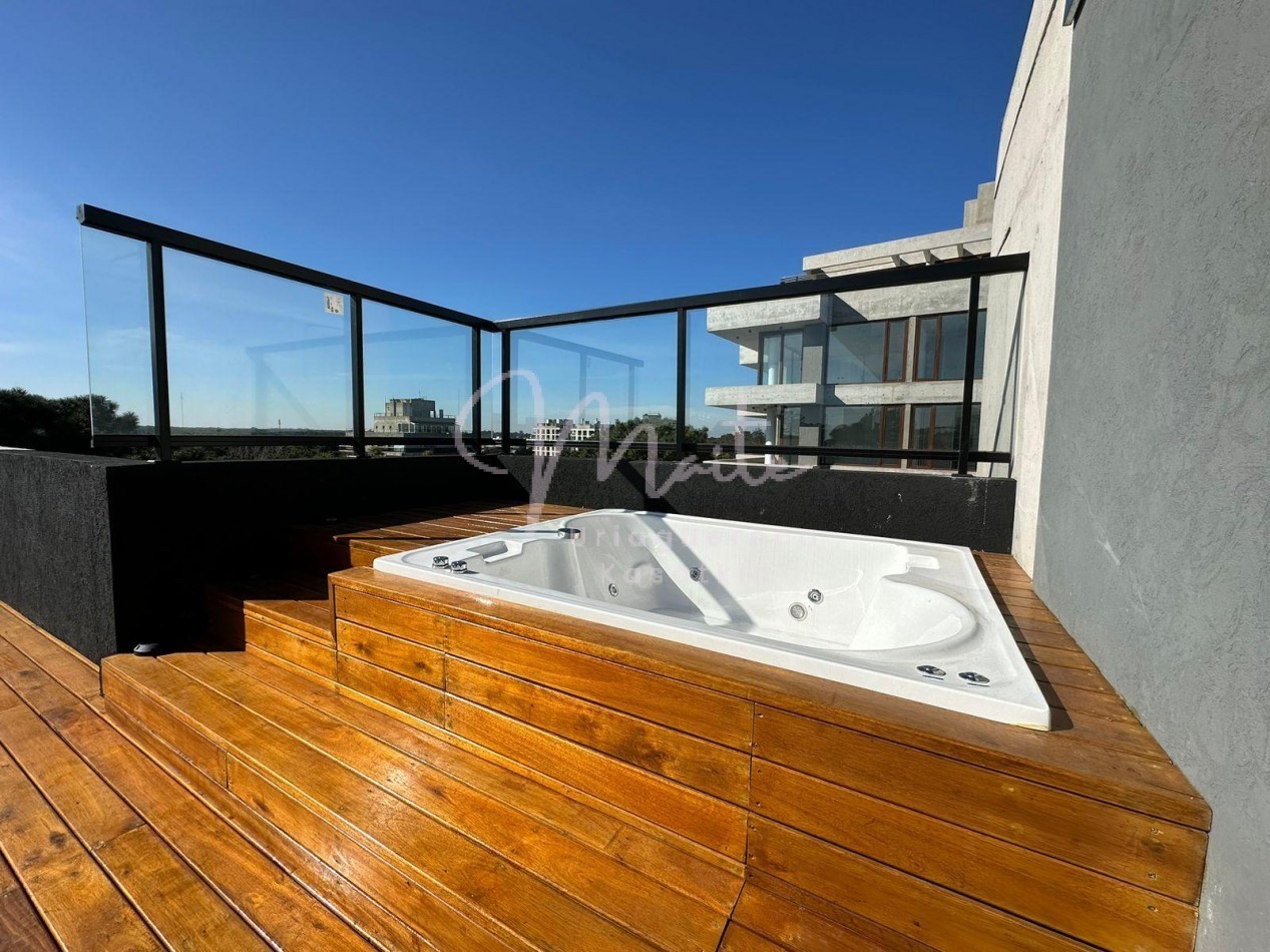 DEPARTAMENTO POSITIVE TOWER III Y IV PINAMAR 3 AMB FRENTE COCHERA CUBIERTA 