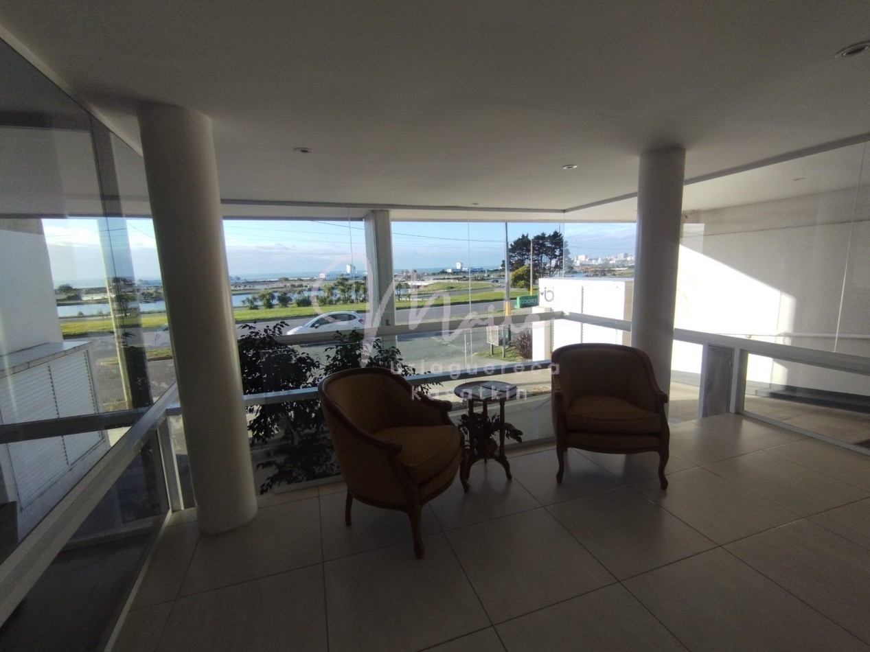 ALQUILER 24 MESES DEPARTAMENTO 4 AMBIENTES VISTA PLENA AL MAR PUNTA MOGOTES COCHERA