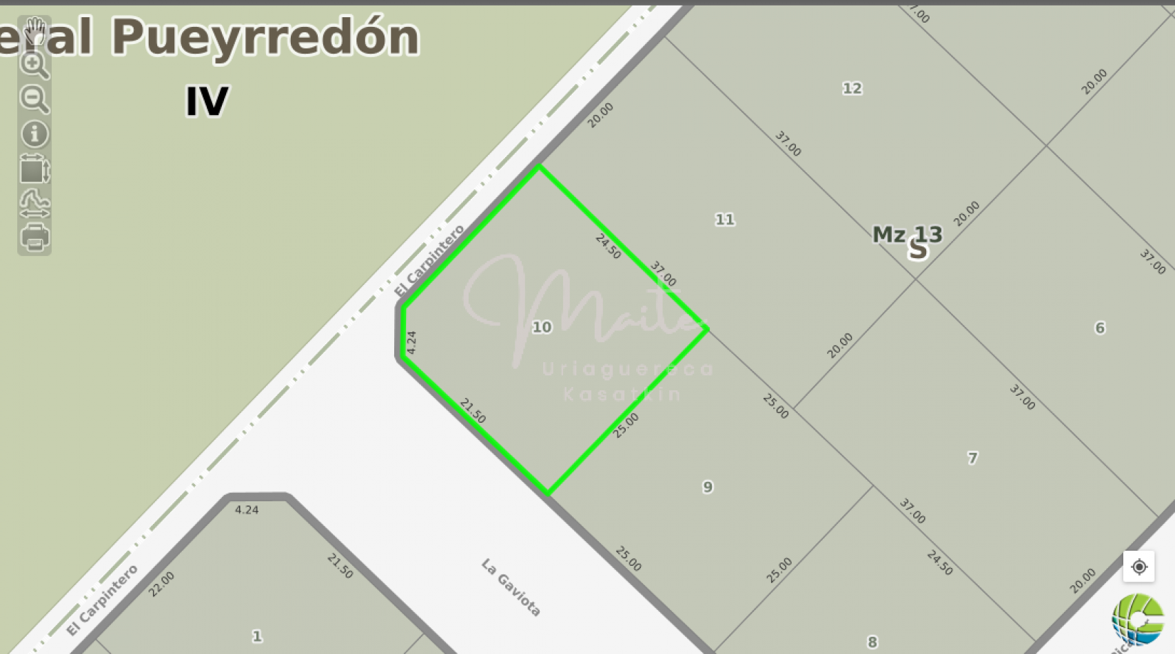 LOTE 608M2  BARRIO COLINALEGRE RUTA 88 KM 9 Y MEDIO ESQUINA EL CARPINTERO Y LA GAVIOTA 