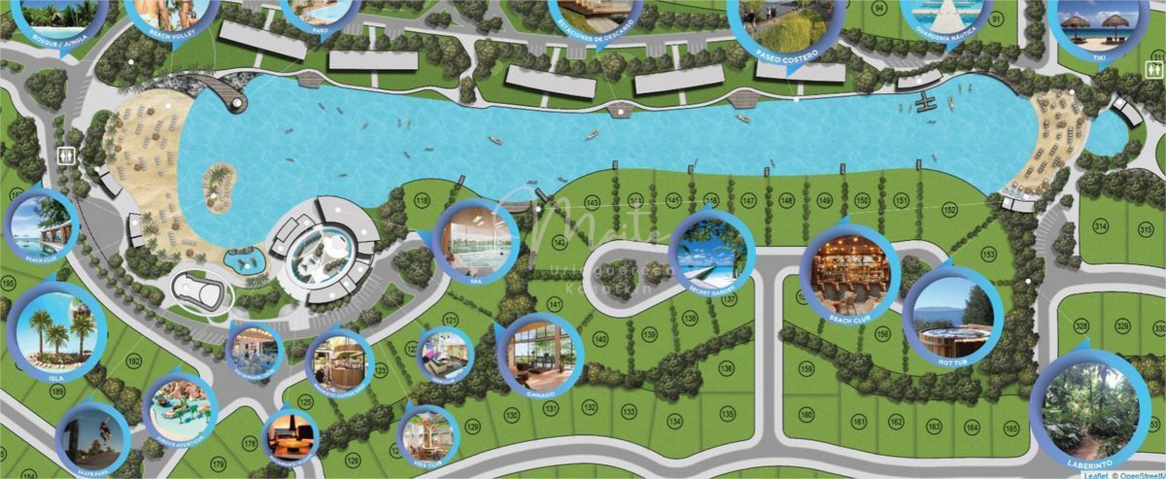 VENTA LOTE BARRIO PRIVADO DEVELOPER AQUA LOTE 124 625M SECTOR LAGUNA