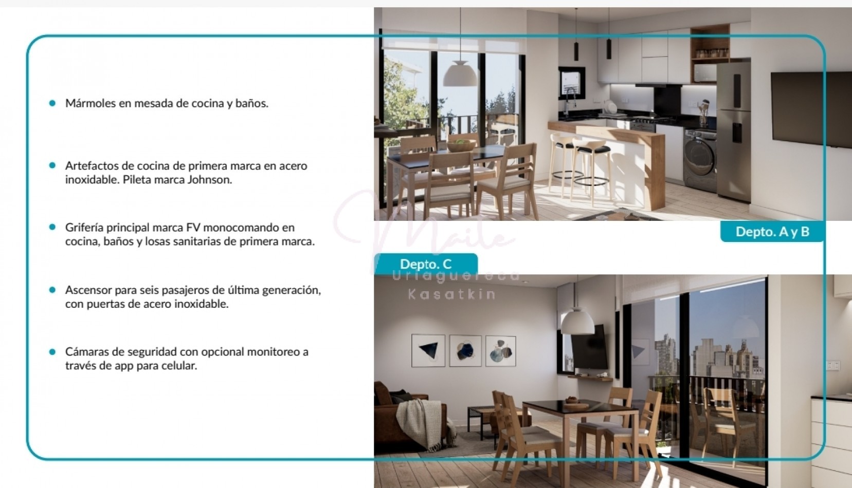  Departamento en Pozo Alegro I  2 Amb Piso 6 Frente Chauvin cochera MAYO 2028 