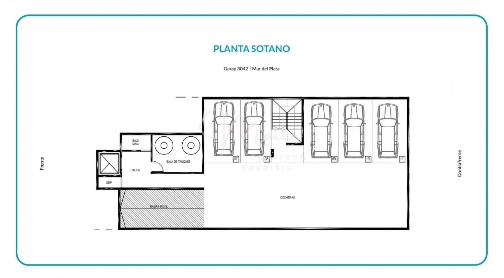  Departamento en Pozo Alegro I  2 Amb Piso 6 Frente Chauvin cochera MAYO 2028 