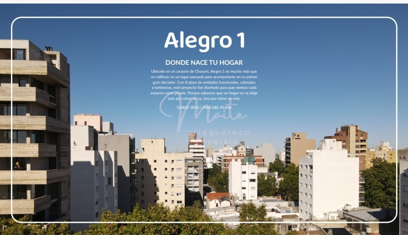  Departamento en Pozo Alegro I  2 Amb Piso 6 Frente Chauvin cochera MAYO 2028 