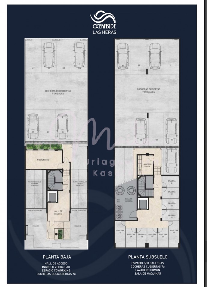 DEPARTAMENTO EN POZO 2 AMBIENTES OCEANSIDE IX LAS HERAS ZONA GUEMES AL FRENTE COCHERA JULIO 2028