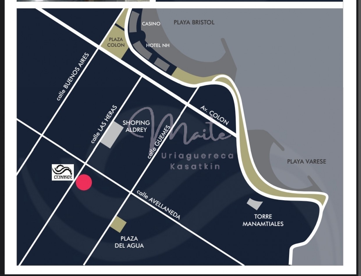 DEPARTAMENTO EN POZO 2 AMBIENTES OCEANSIDE IX LAS HERAS ZONA GUEMES AL FRENTE COCHERA JULIO 2028