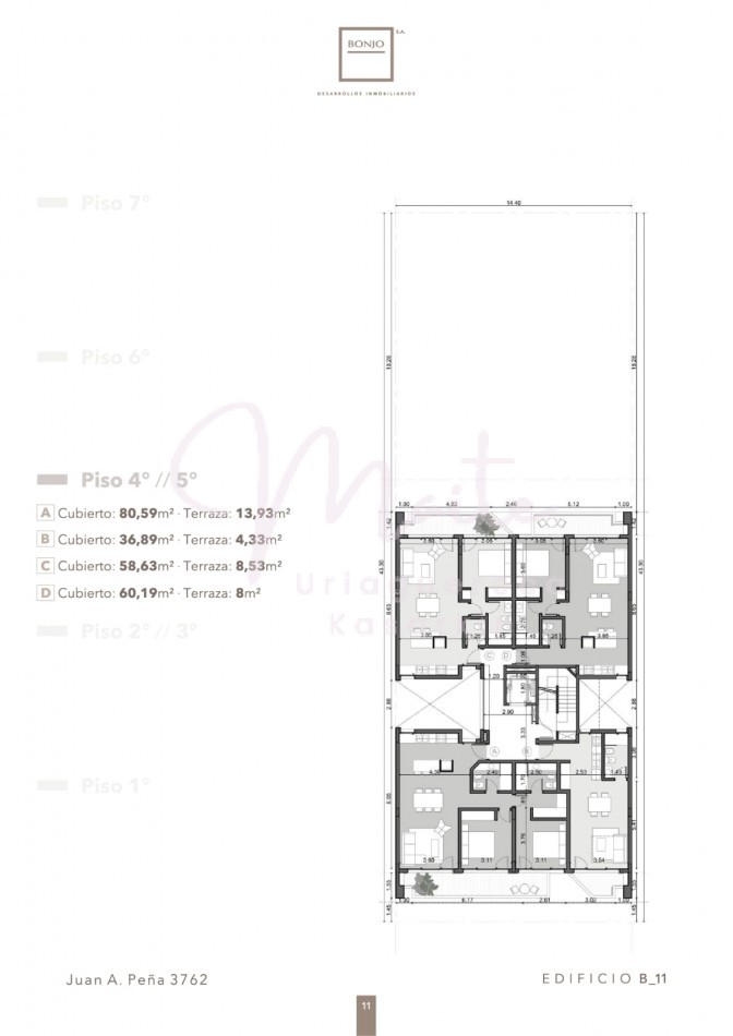 DEPARTAMENTO EN POZO  BONJO 11 2 AMB  CONTRAFRENTE COCHERA  PERLA NORTE MARZO 2027