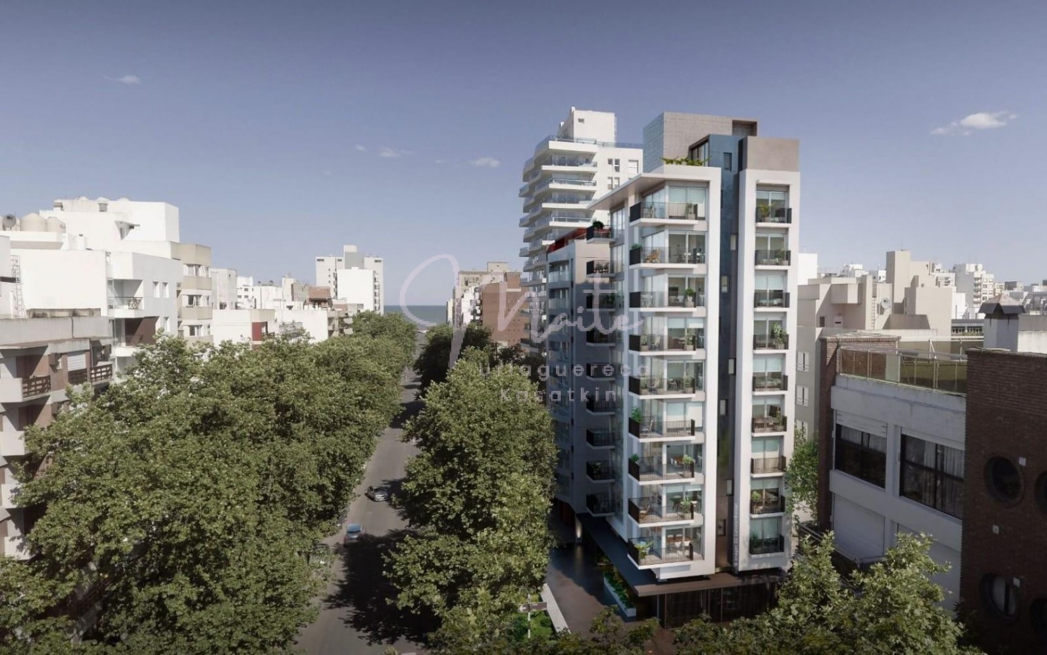 DEPARTAMENTO 2 AMBIENTES A ESTRENAR  AL FRENTE CON BALCON LA PERLA 