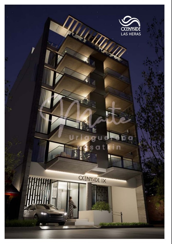 DEPARTAMENTO EN POZO 2 AMBIENTES OCEANSIDE IX LAS HERAS ZONA GUEMES AL FRENTE COCHERA JULIO 2028