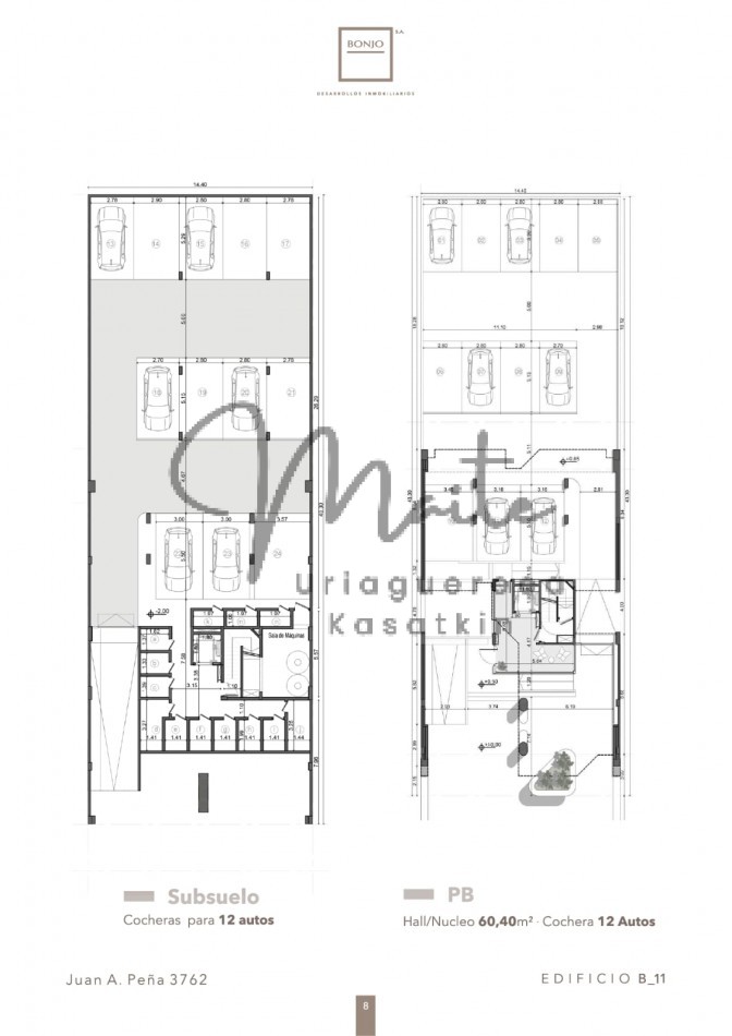 DEPARTAMENTO EN POZO  BONJO 11 2 AMB  CONTRAFRENTE COCHERA  PERLA NORTE MARZO 2027
