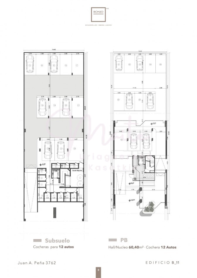 DEPARTAMENTO EN POZO  BONJO 11 2 AMB  CONTRAFRENTE COCHERA  PERLA NORTE MARZO 2027