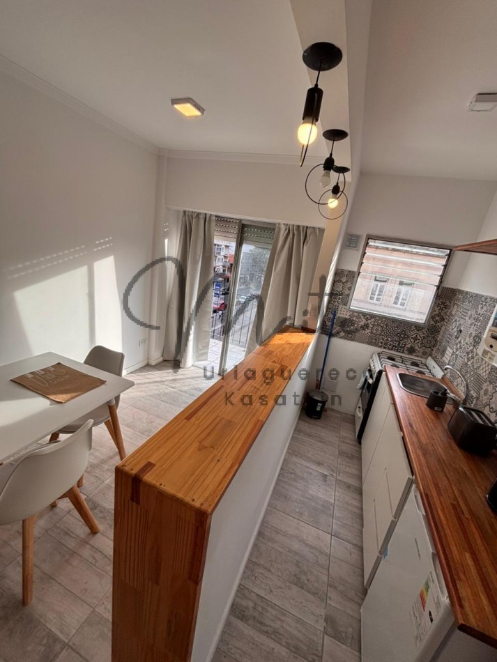 ALQUILER 24 M MONOAMBIENTE AMOBLADO Y EQUIPADO ZONA ALDREY 