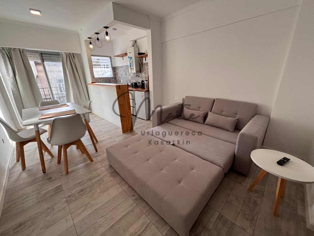 ALQUILER 24 M MONOAMBIENTE AMOBLADO Y EQUIPADO ZONA ALDREY 