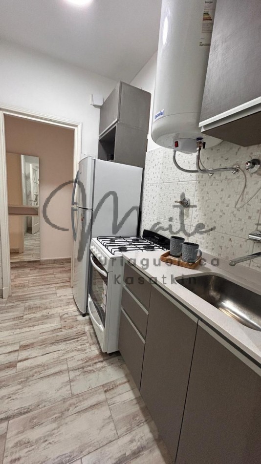 VENTA  DEPARTAMENTO 2 AMBIENTES CON DEPENDENCIA AL  FRENTE CON BALCON  RECICLADO ZONA CENTRO  OPCION COCHERA  