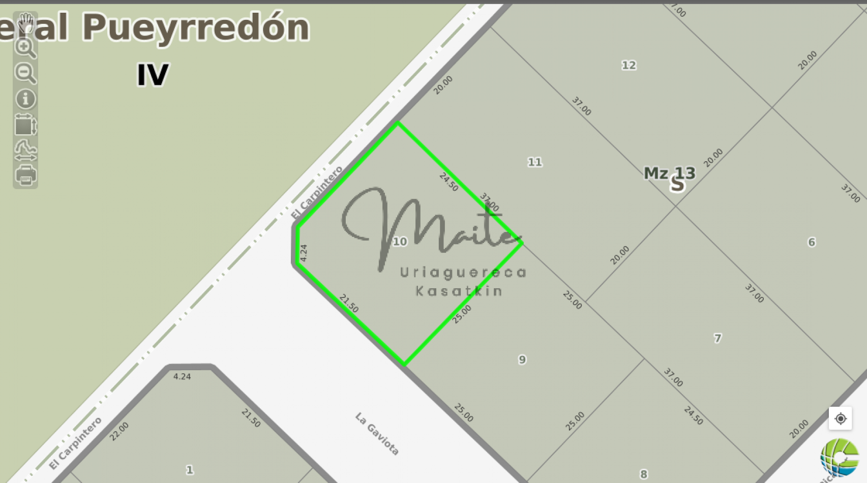 LOTE 608M2  BARRIO COLINALEGRE RUTA 88 KM 9 Y MEDIO ESQUINA EL CARPINTERO Y LA GAVIOTA 