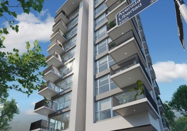 DEPARTAMENTO 2 AMBIENTES A ESTRENAR  AL FRENTE CON BALCON LA PERLA 